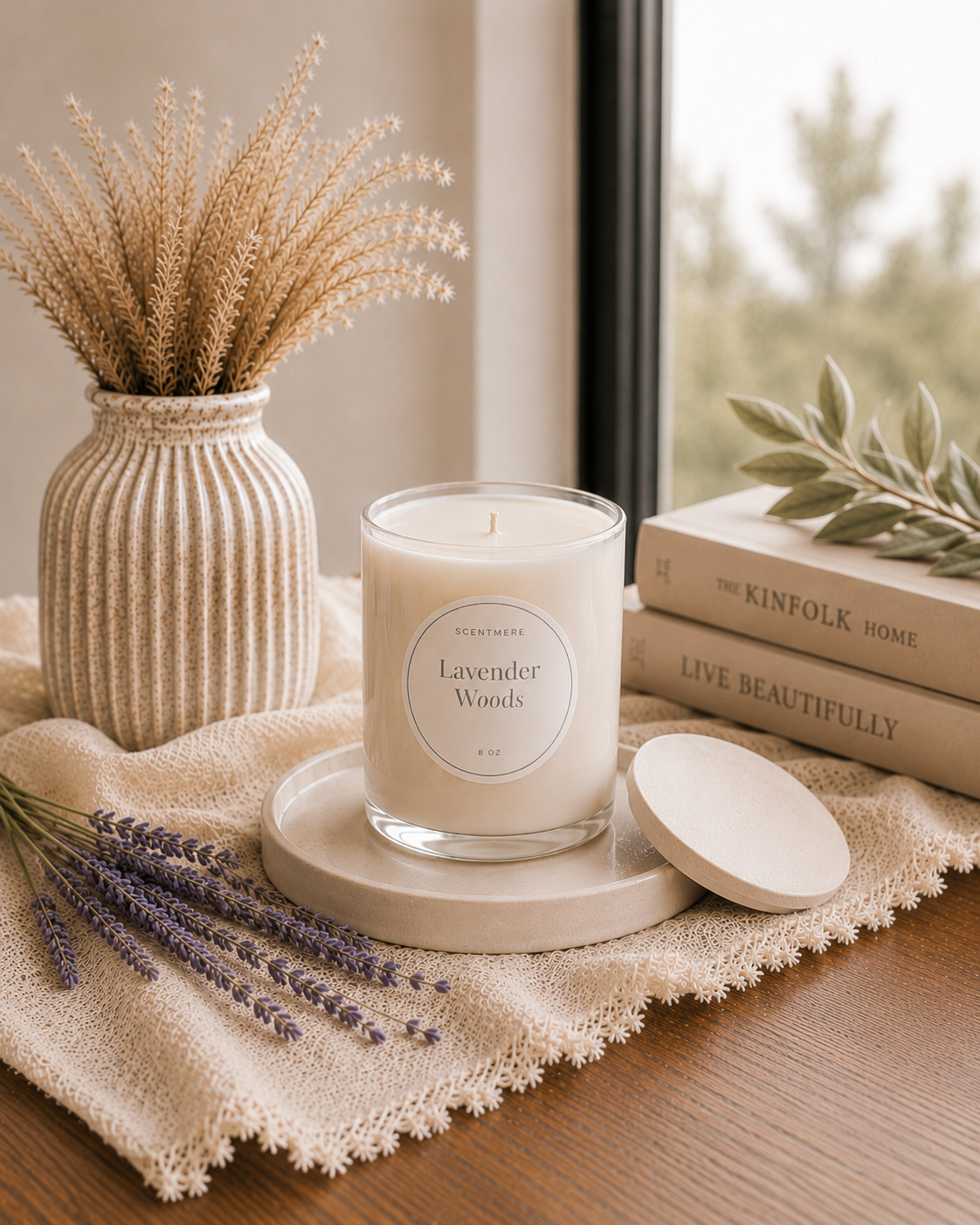 Lavender Woods – Coastal Lavender, Cedar & Sandalwood Candle