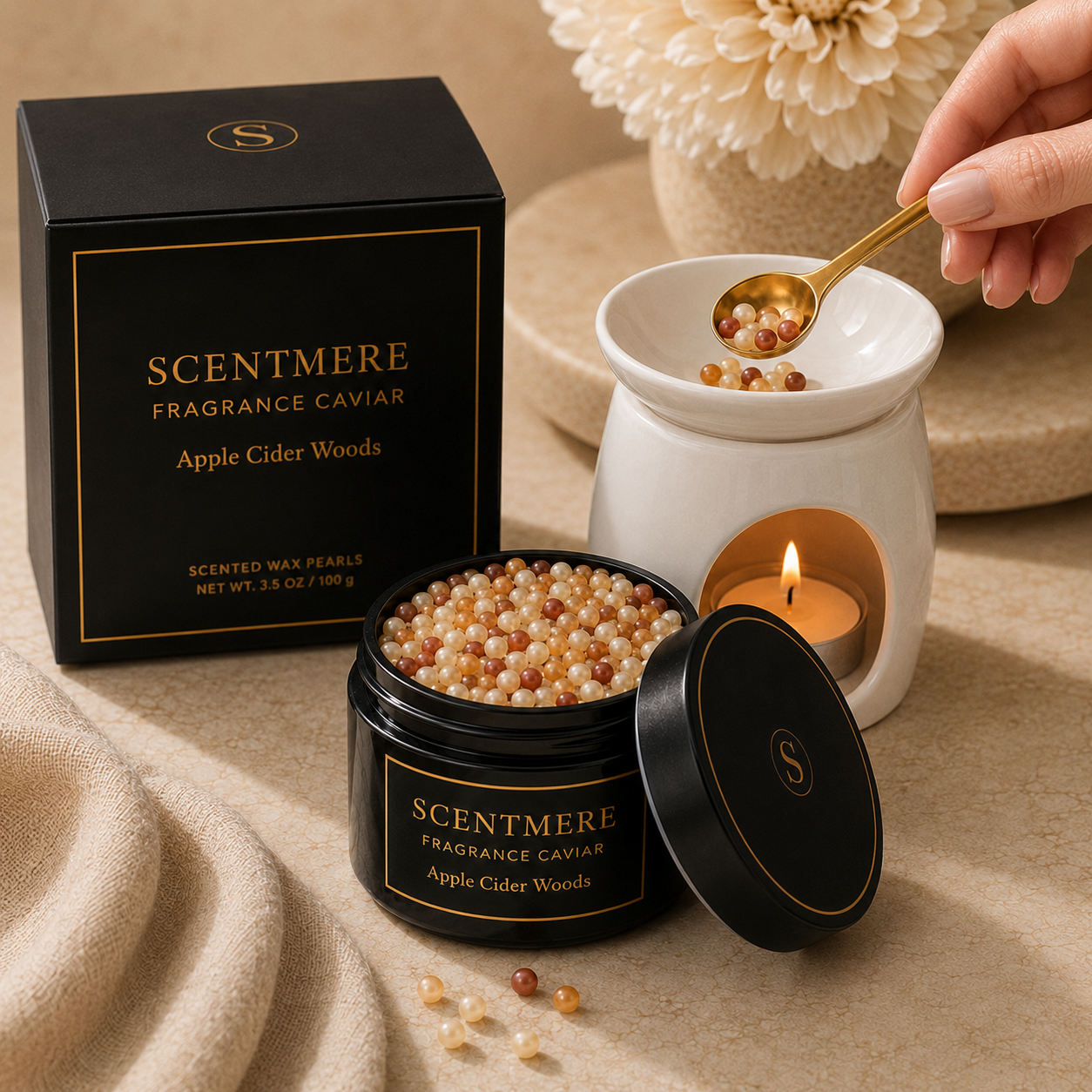 Apple Cider Woods Fragrance Caviar™ | Spiced Apple, Cedarwood, Amber & Vanilla