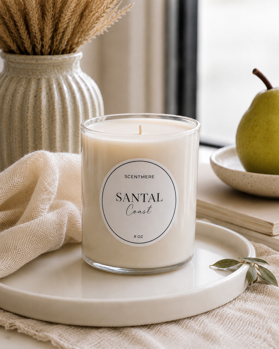 Santal Coast – Coconut, Sandalwood & Cedar Candle