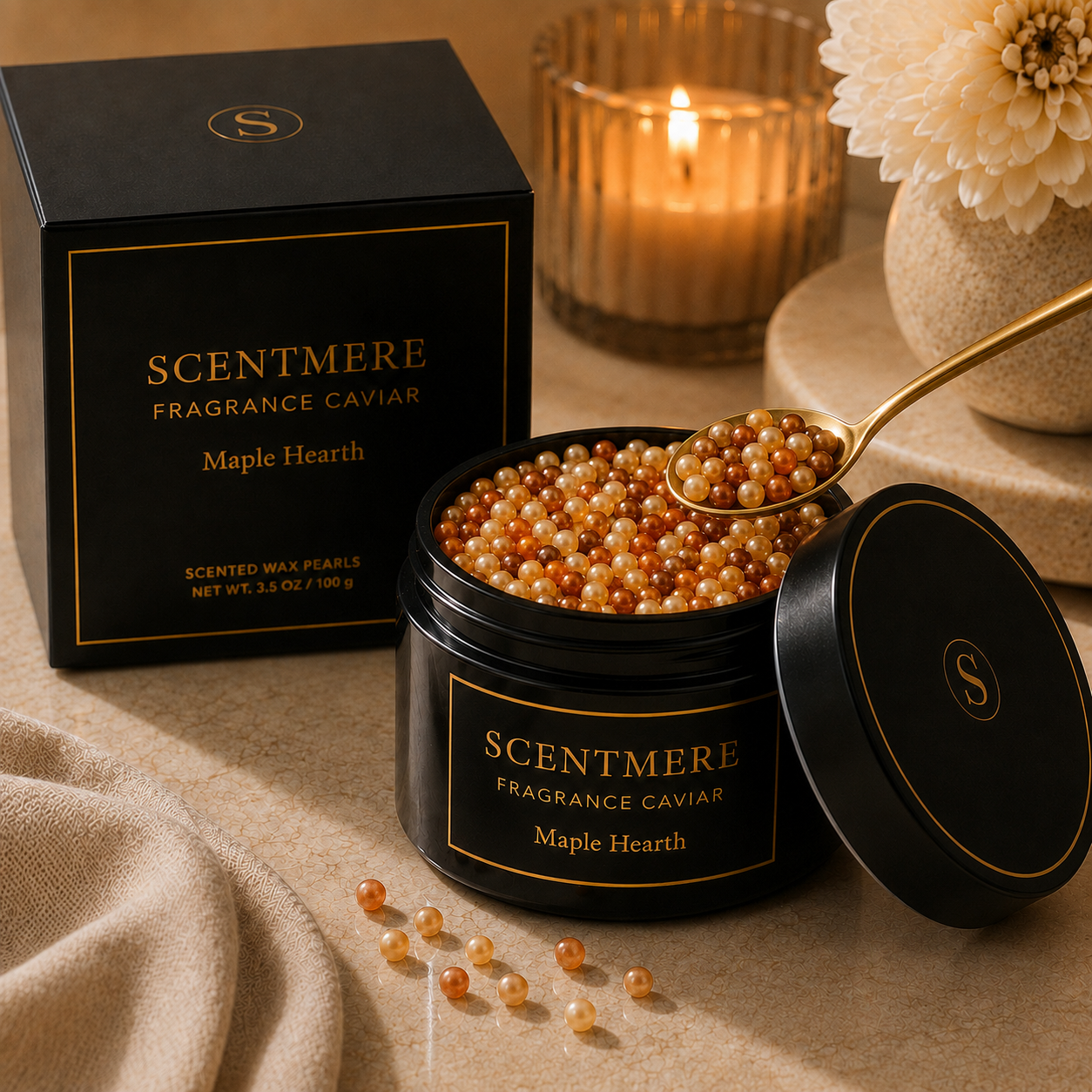 Maple Hearth Fragrance Caviar™ | Maple Cream, Toasted Vanilla, Amber & Warm Woods