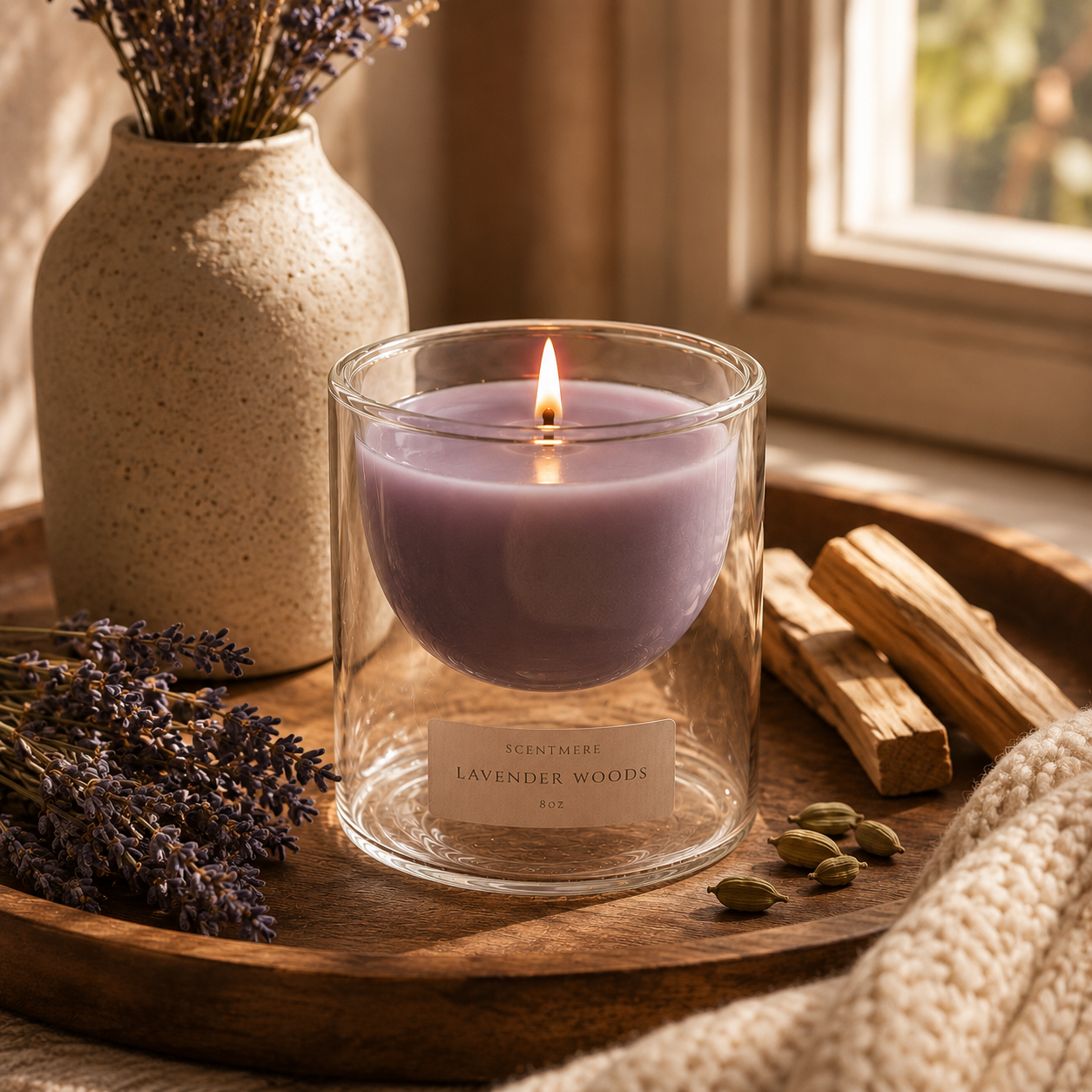 Lavender Woods – Coastal Lavender, Cedar & Sandalwood Candle