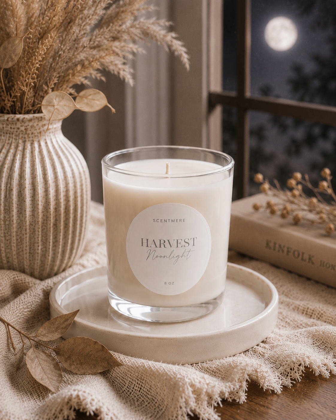 Harvest Moonlight | 8 oz Plum, Pear & Wild Berry Candle