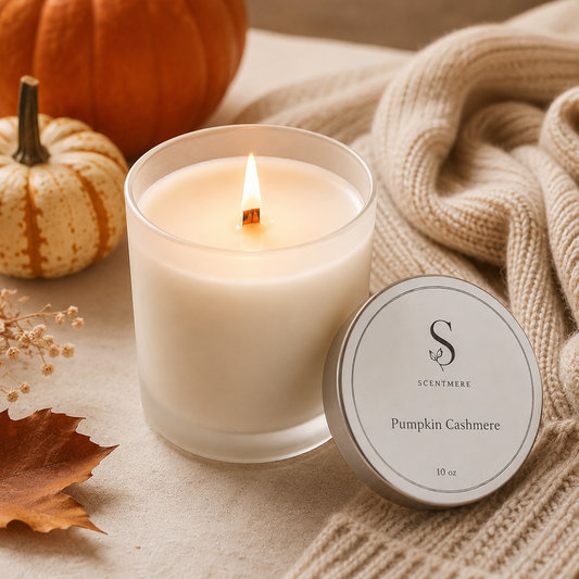 Pumpkin Cashmere - Spiced Pumpkin & Vanilla 10oz Candle