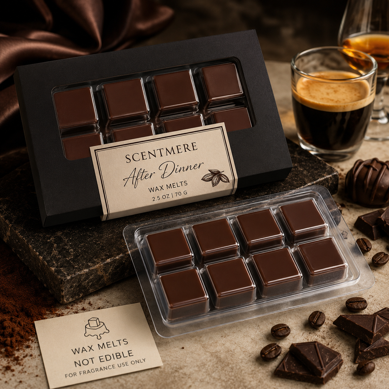 After Dinner Wax Melts | Luxury Scented Wax Bar