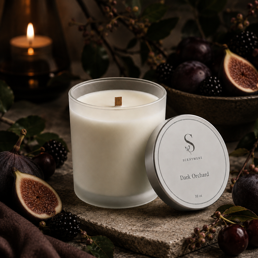 Dark Orchard | Plum, Smoked Oud & Amber 10oz Candle