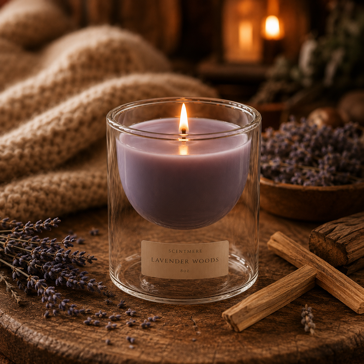 Lavender Woods – Coastal Lavender, Cedar & Sandalwood Candle