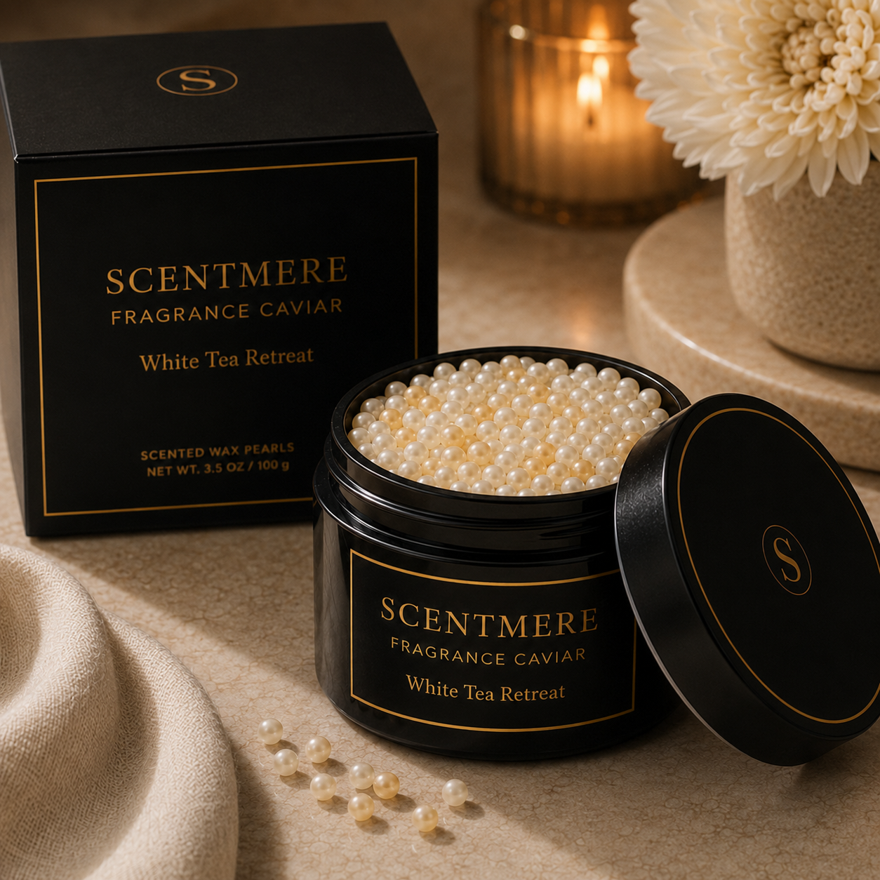 White Tea Retreat Fragrance Caviar™ | White Tea, Bergamot, Jasmine & Sandalwood