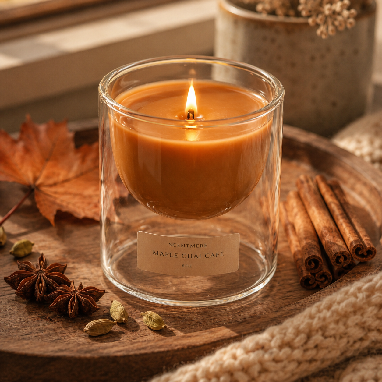 Maple Chai Café - Coffee, Chai & Maple Candle