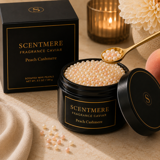 Peach Cashmere Fragrance Caviar™ | Peach Nectar, Soft Vanilla & Cashmere Musk