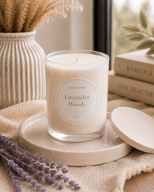 Lavender Woods – Coastal Lavender, Cedar & Sandalwood Candle