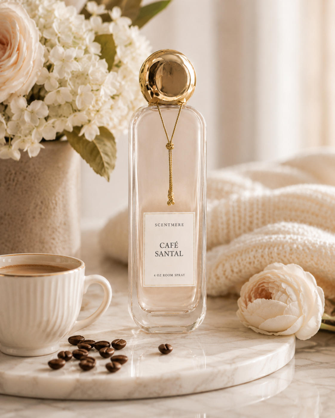Café Santal Luxury Room Spray – 4 oz