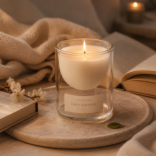 First Edition | Aged Books, Cedar & Coffee Candle