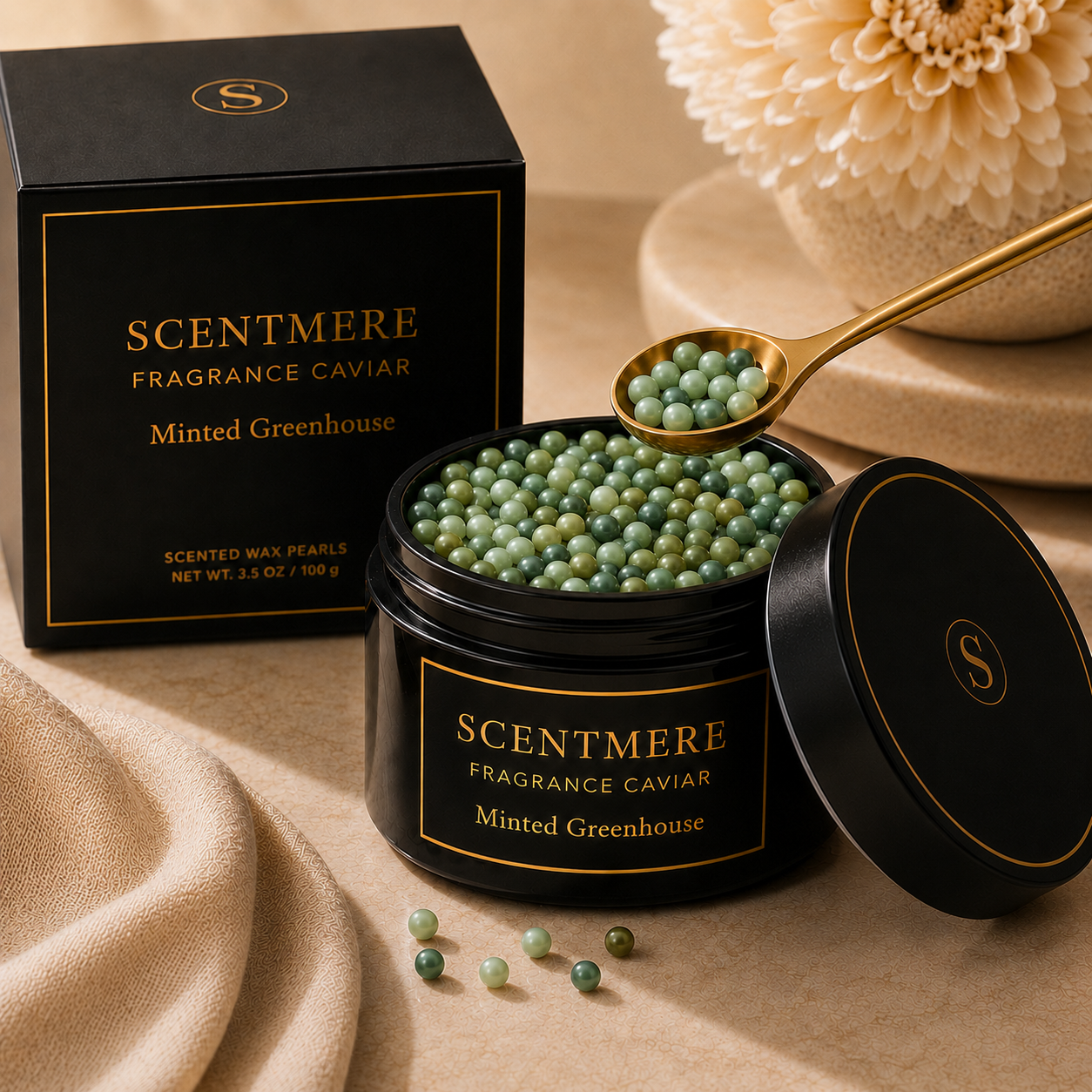 Minted Greenhouse Fragrance Caviar™ | Spearmint, Green Fig, Fresh Herbs & Soft Woods