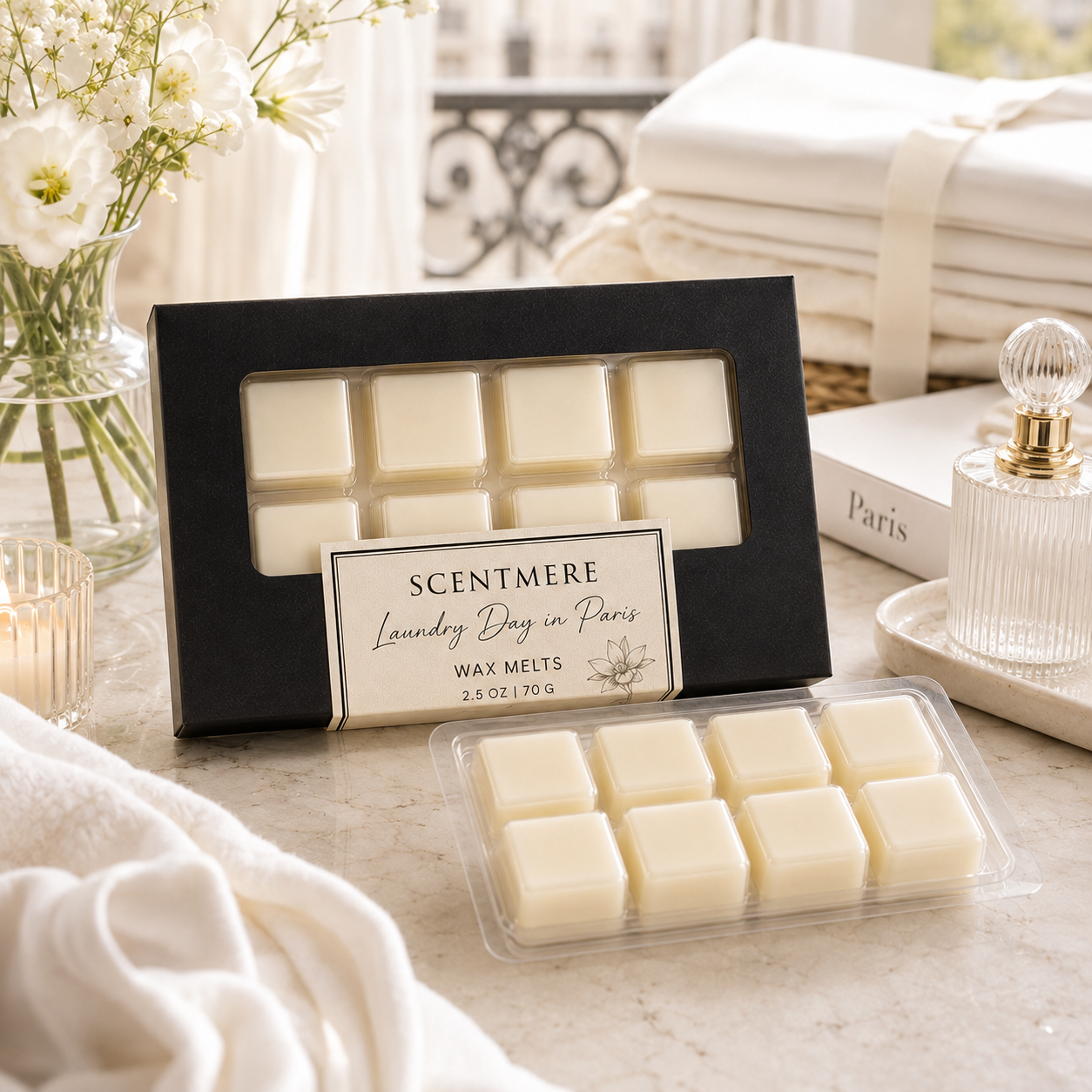 Laundry Day in Paris | Luxury Wax Melt Bar