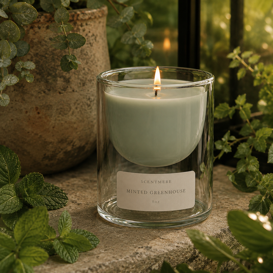 Minted Greenhouse | Garden Mint & Tomato Leaf Candle