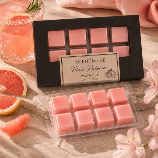 Pink Paloma Wax Melts | Grapefruit Citrus Luxury Wax Bar