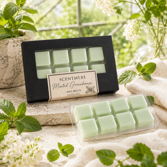 Minted Greenhouse Wax Melts | Fresh Green Luxury Wax Bar