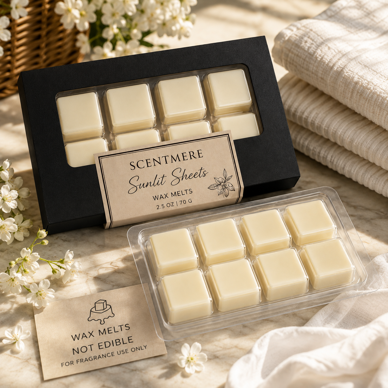 Sunlit Sheets Wax Melts | Fresh Clean Luxury Wax Bar