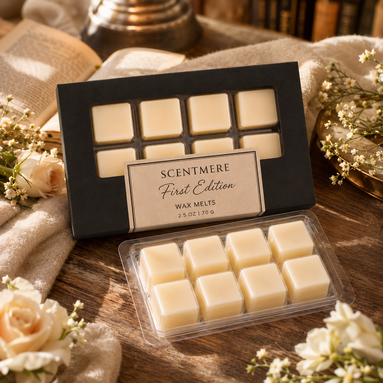 First Edition Wax Melts | Warm Sophisticated Luxury Wax Bar