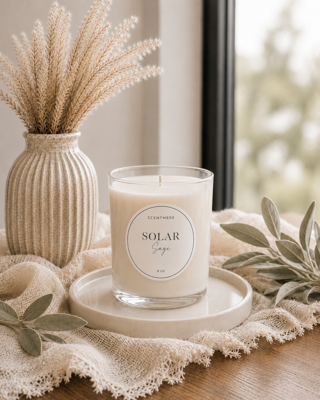 Solar Sage | Pineapple, Bergamot & Green Sage Candle