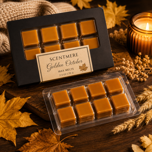 Golden October Wax Melts | Luxury Autumn Wax Bar