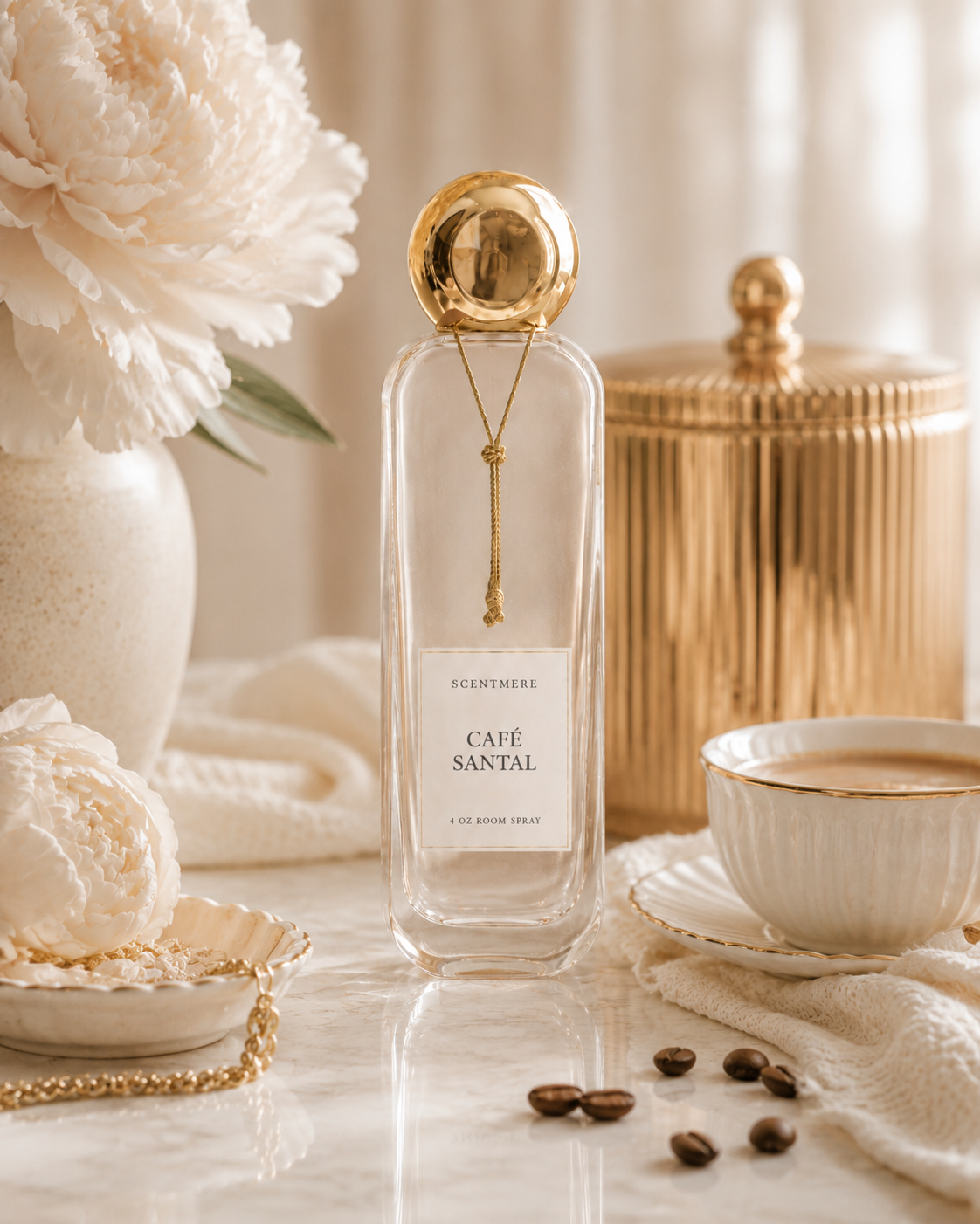 Café Santal Luxury Room Spray – 4 oz