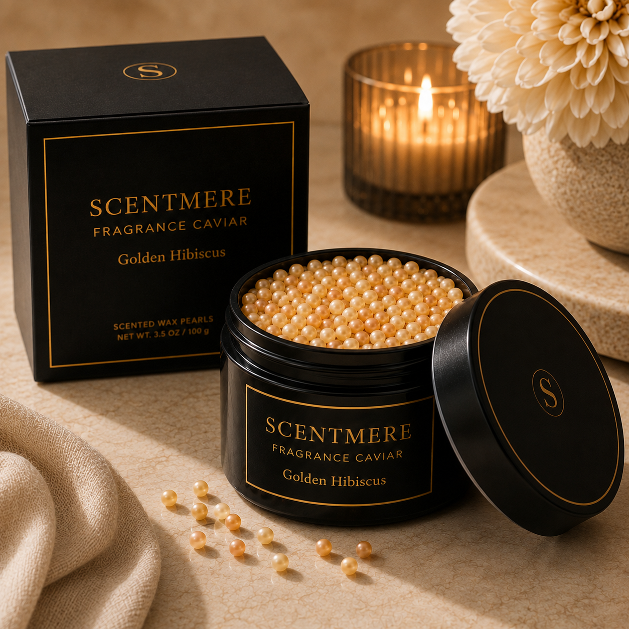 Golden Hibiscus Fragrance Caviar™ | Hibiscus, Golden Nectar, Coconut & Amber