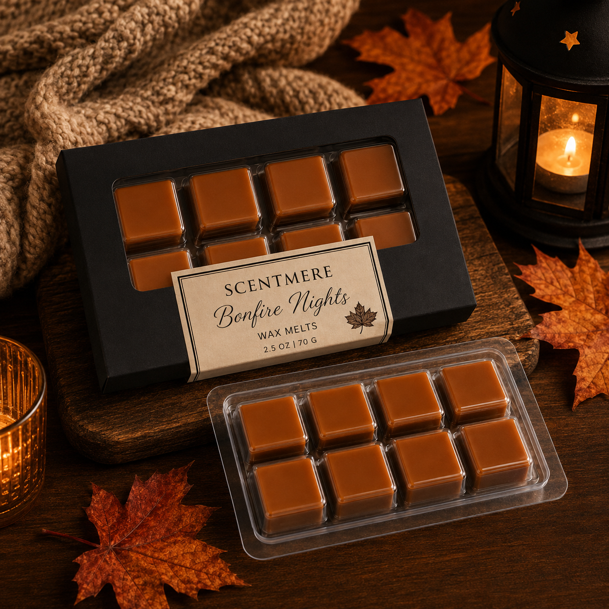 Bonfire Nights Wax Melts | Smoky Fall Luxury Wax Bar