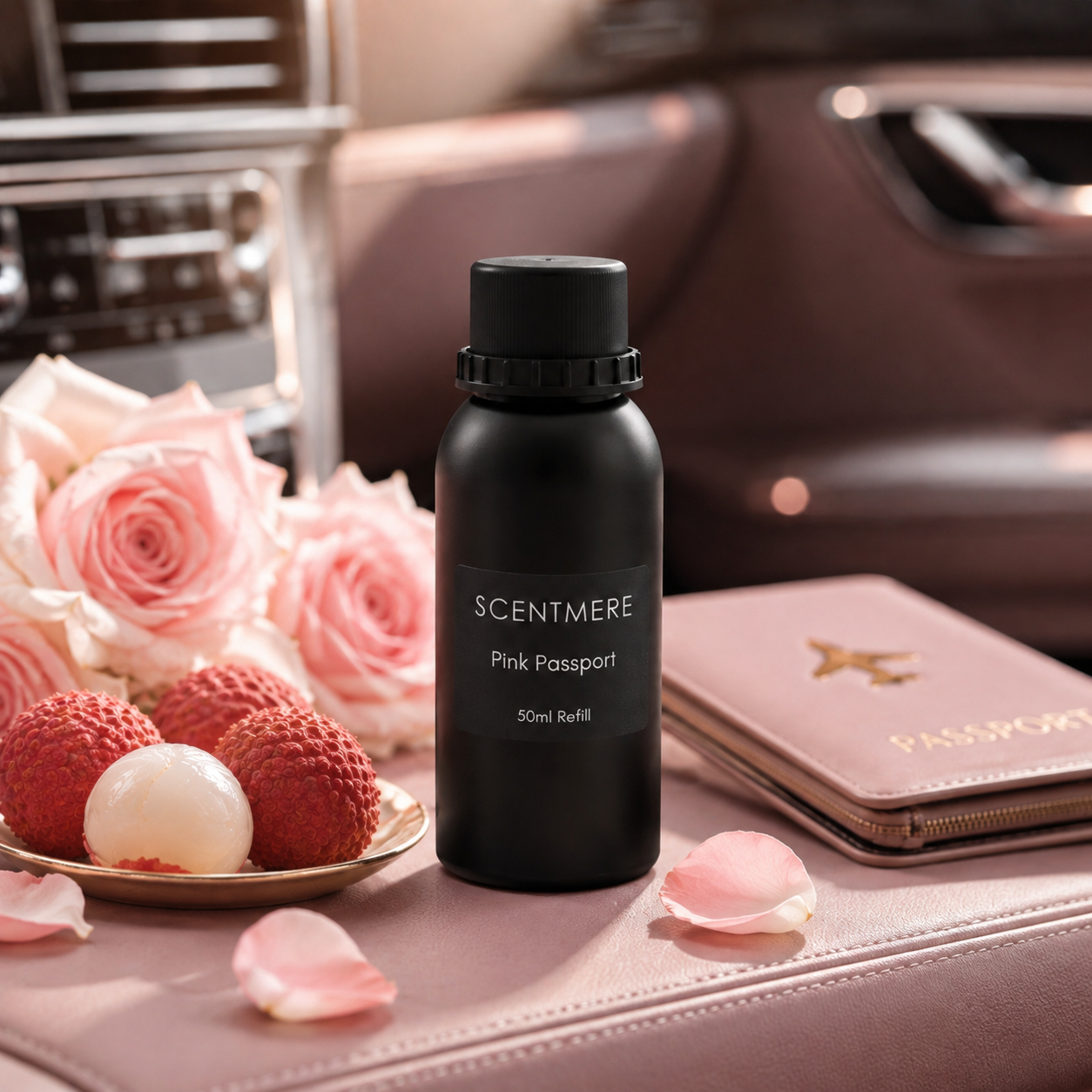 SCENTMERE Pink Passport | 50ml Car Diffuser Refill