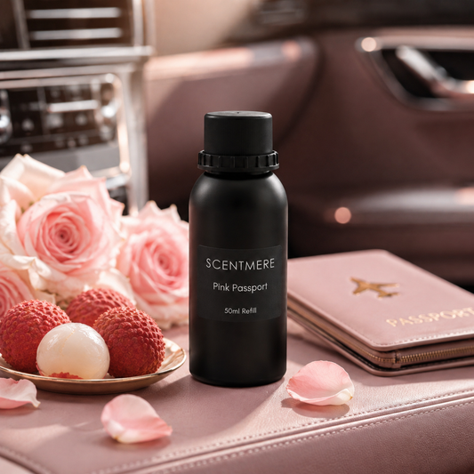 SCENTMERE Pink Passport | 50ml Car Diffuser Refill