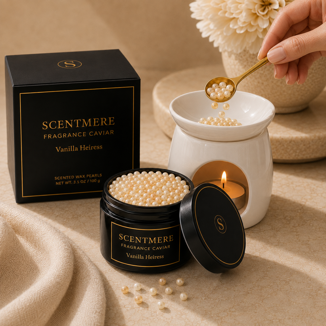 Vanilla Heiress Fragrance Caviar™ | Vanilla Bean, Cashmere, Amber & Sandalwood
