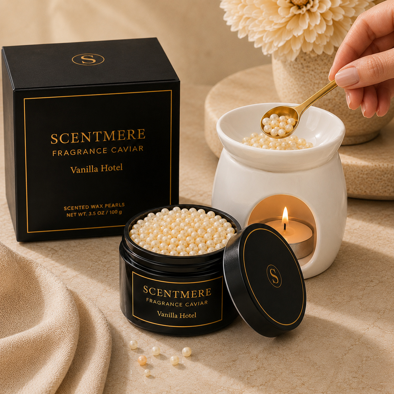 Vanilla Hotel Fragrance Caviar™ | Vanilla Orchid, White Tea, Sandalwood & Amber