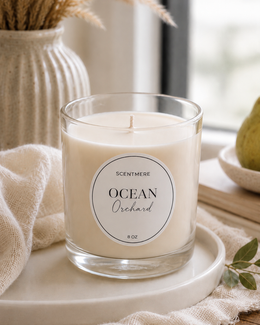 Ocean Orchard – Pear, White Tea & Coastal Orchid Candle