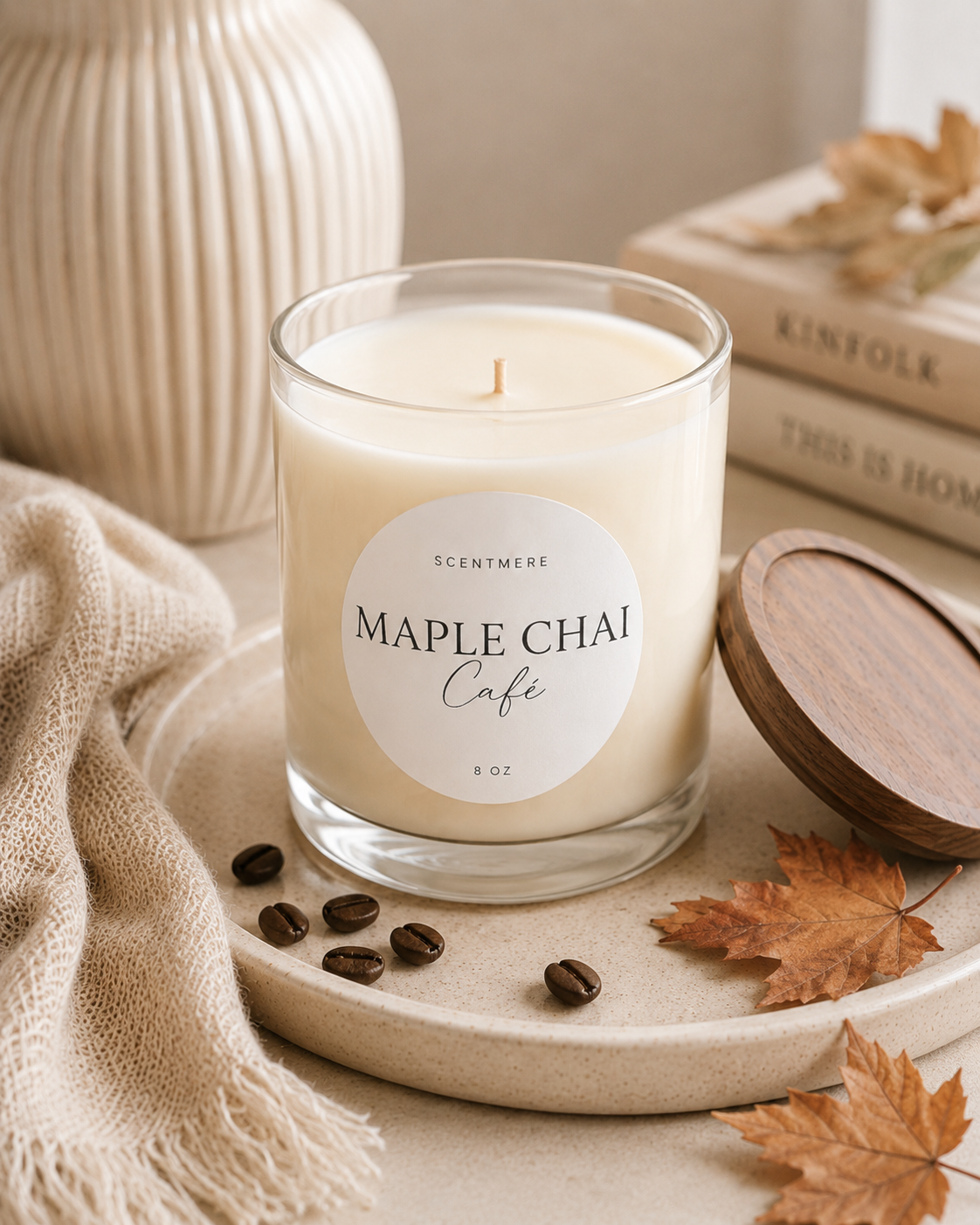 Maple Chai Café - Coffee, Chai & Maple Candle