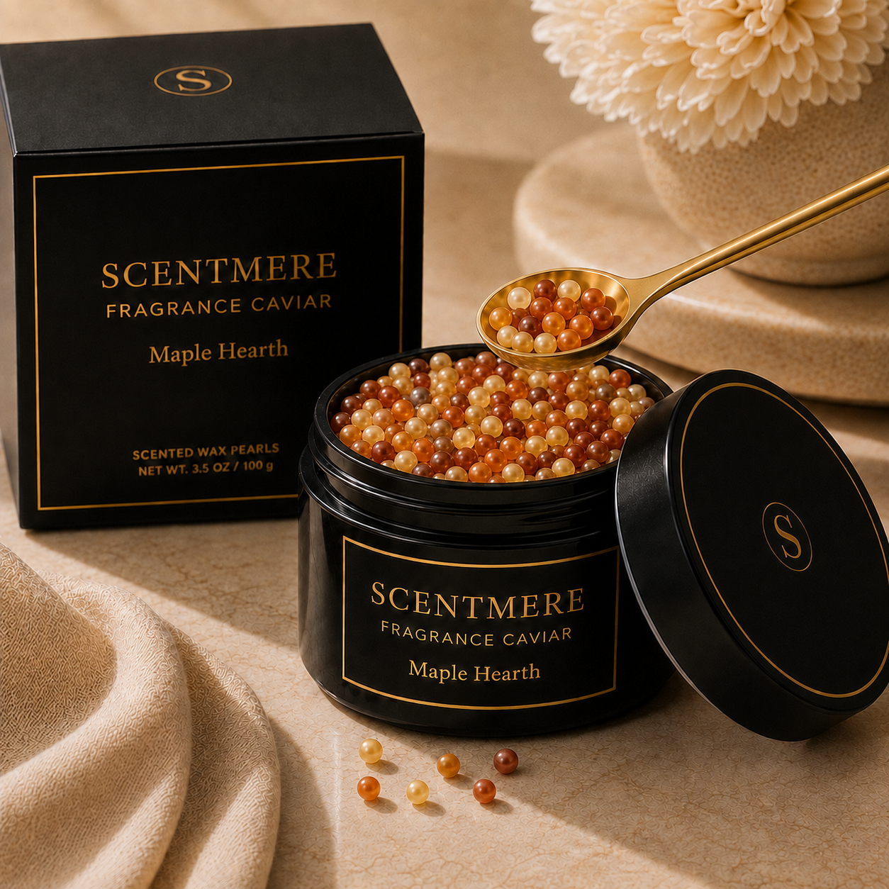 Maple Hearth Fragrance Caviar™ | Maple Cream, Toasted Vanilla, Amber & Warm Woods