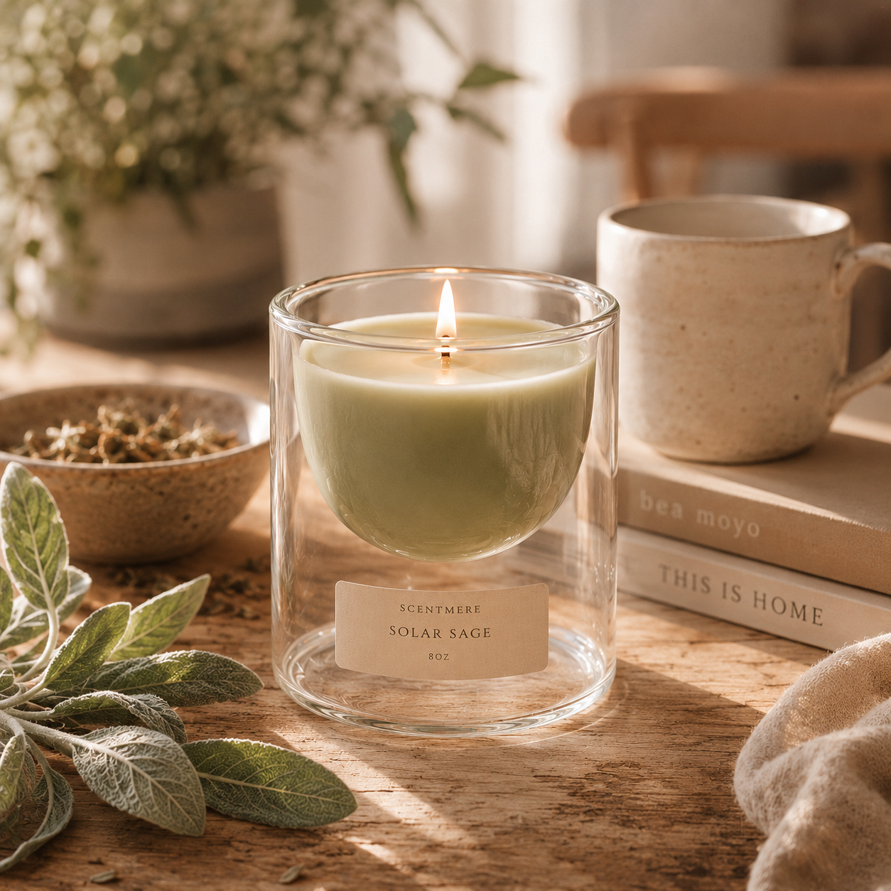 Solar Sage | Pineapple, Bergamot & Green Sage Candle