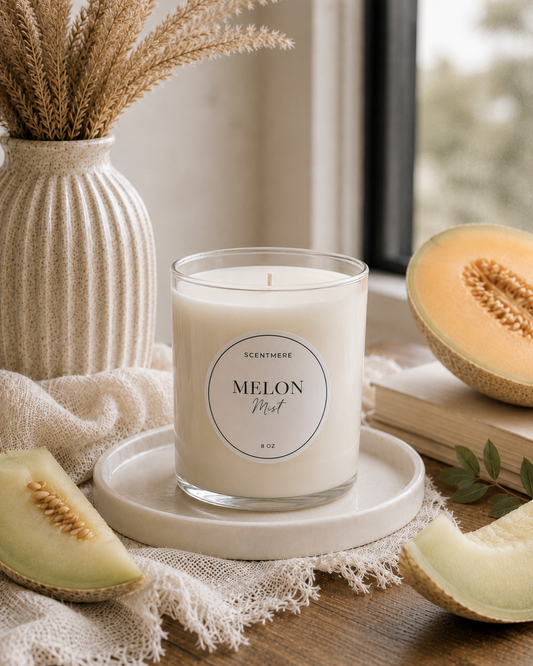 Melon Mist – Watermelon, Cucumber & Honeydew Candle
