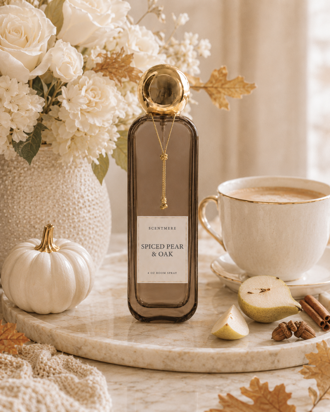 Spiced Pear & Oak Luxury Room Spray - 4oz