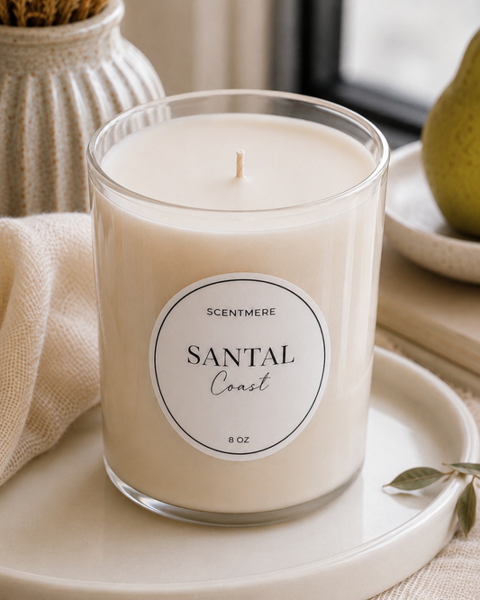Santal Coast – Coconut, Sandalwood & Cedar Candle