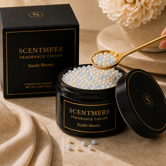 Sunlit Sheets Fragrance Caviar™ | Fresh Linen, Bergamot, White Tea & Soft Musk