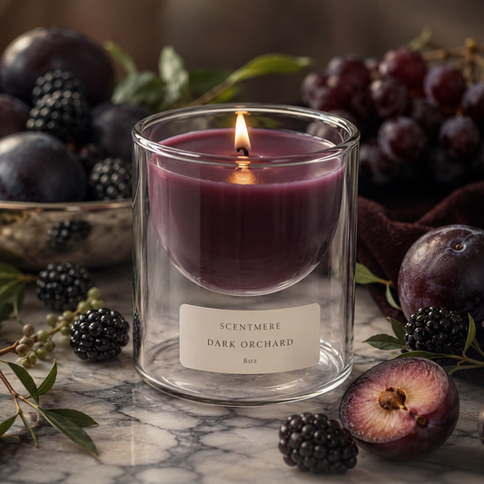 Dark Orchard | Plum, Smoked Oud & Amber Candle