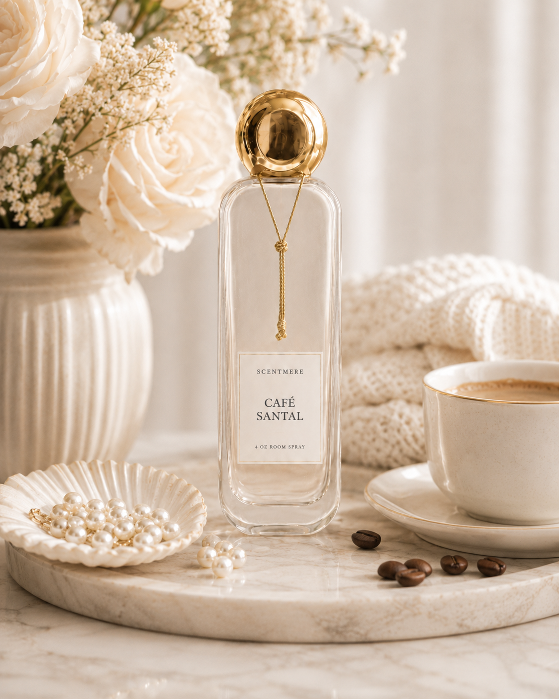 Café Santal Luxury Room Spray – 4 oz