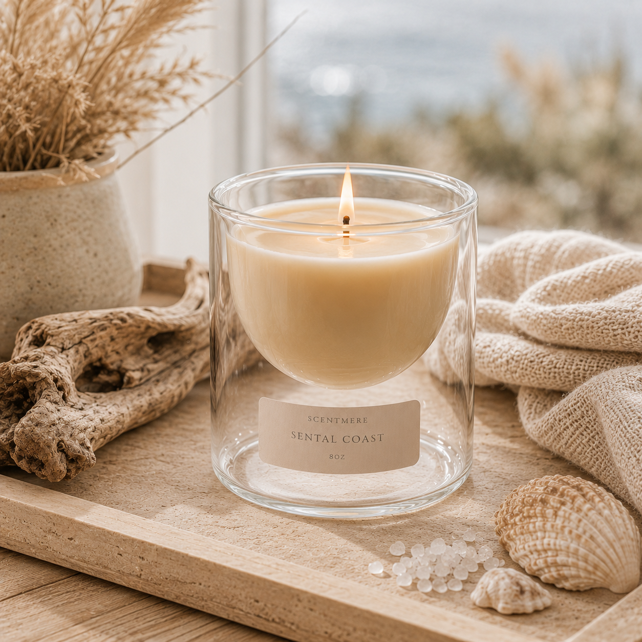 Santal Coast – Coconut, Sandalwood & Cedar Candle