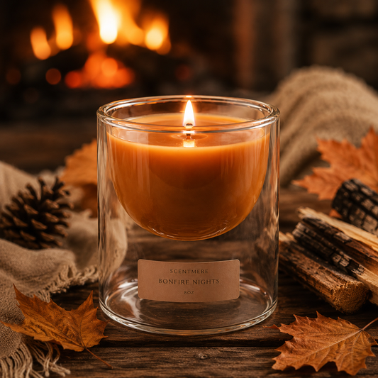 Bonfire Nights | 8 oz Smoke, Bergamot & Woodland Moss Candle