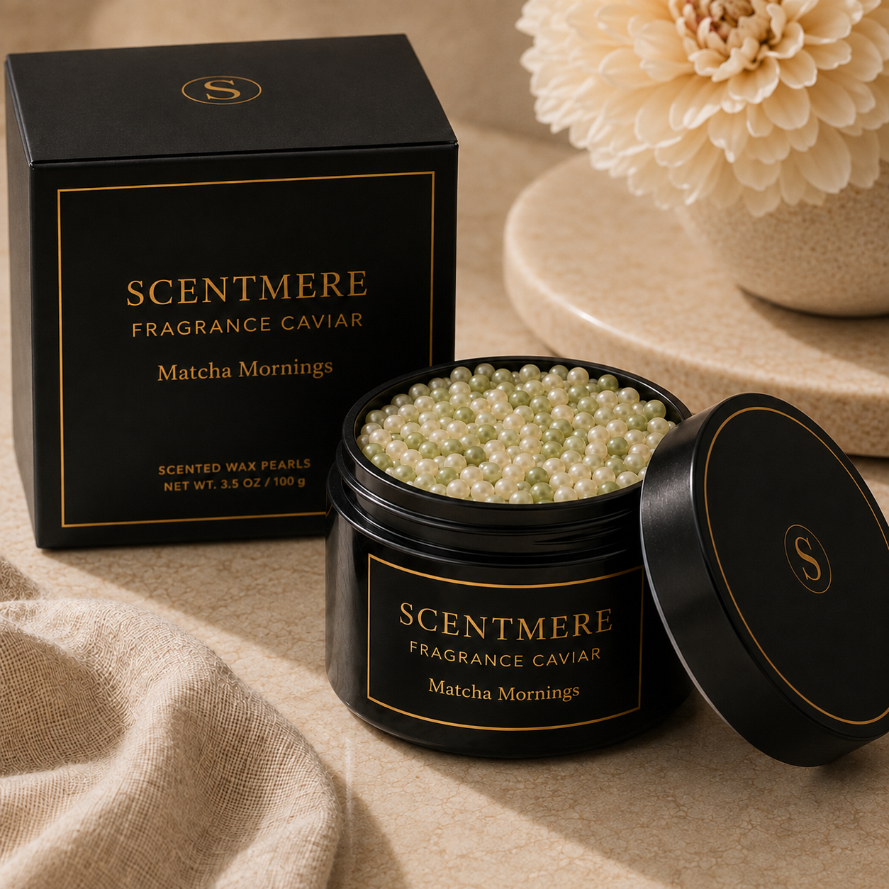 Matcha Mornings Fragrance Caviar™ | Matcha Tea, Bergamot, Vanilla & Soft Woods