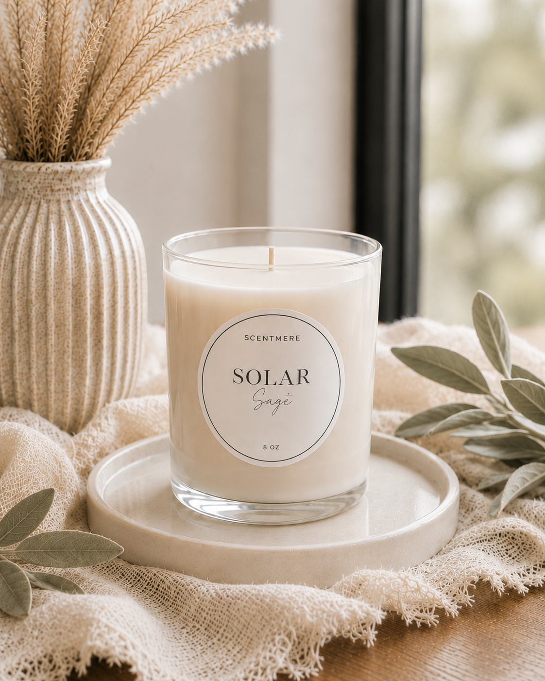Solar Sage | Pineapple, Bergamot & Green Sage Candle