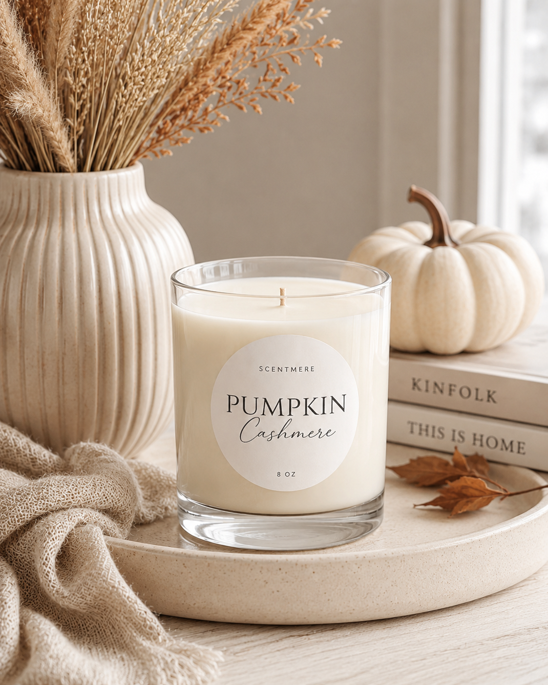 Pumpkin Cashmere - Spiced Pumpkin & Vanilla Candle