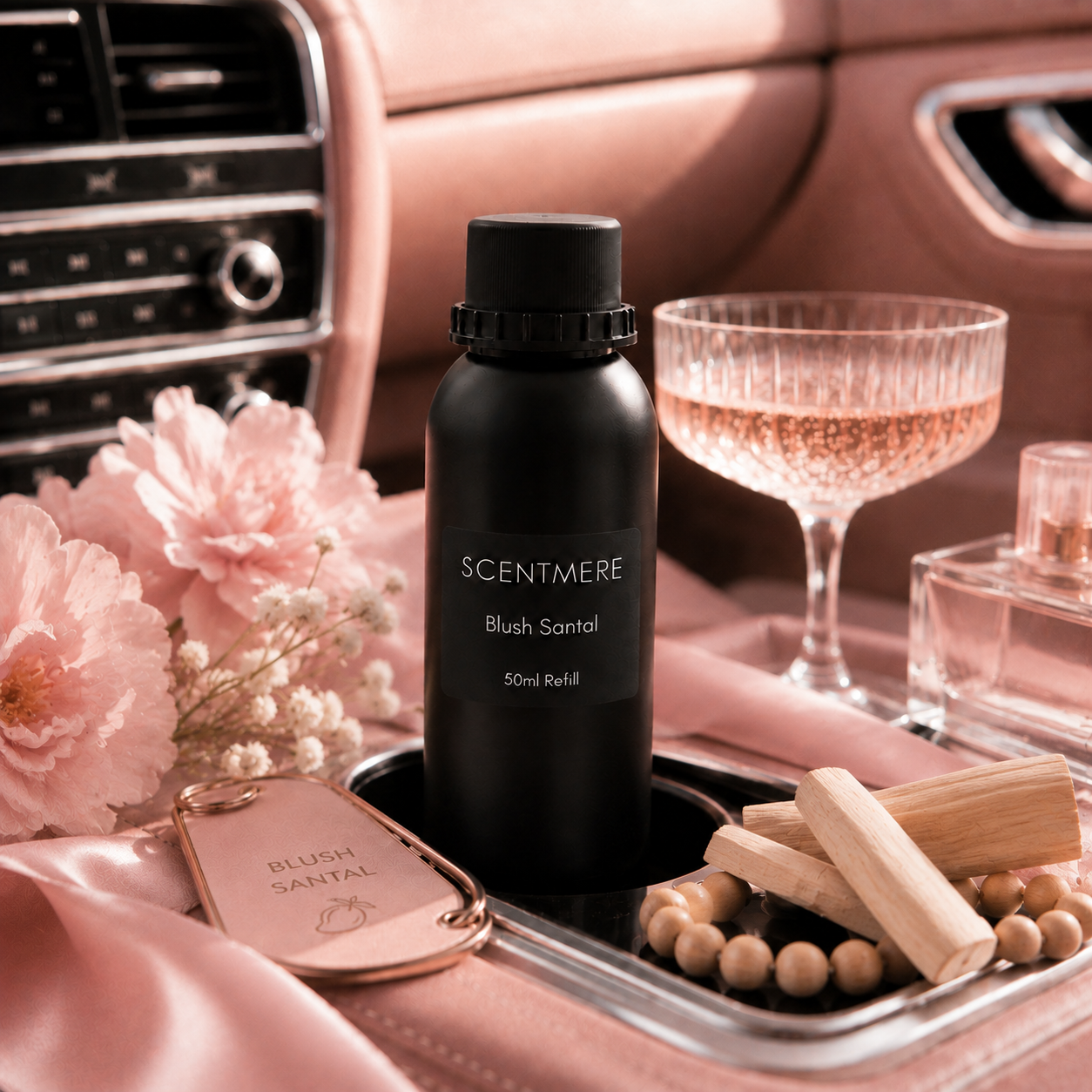 SCENTMERE Blush Santal | 50ml Car Diffuser Refill