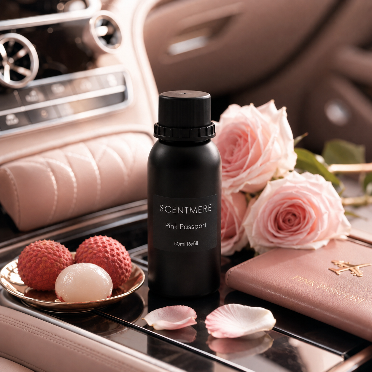 SCENTMERE Pink Passport | 50ml Car Diffuser Refill