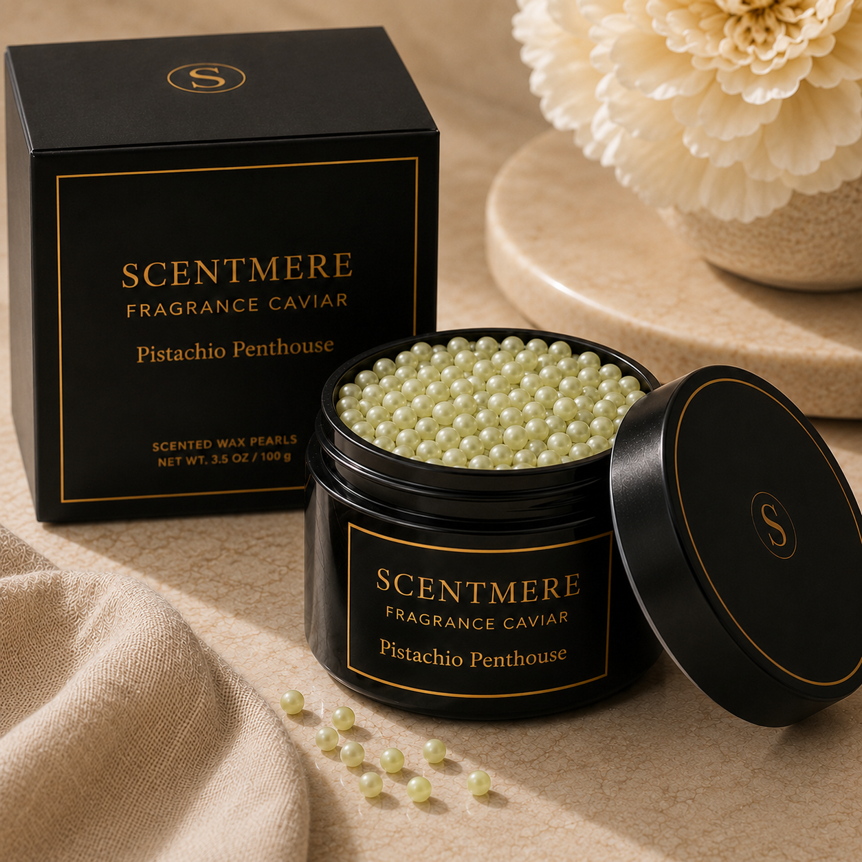 Pistachio Penthouse Fragrance Caviar™ | Pistachio Cream, Almond, Vanilla & Santal
